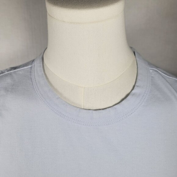 Madewell Blue Cotton Perfect Crewneck Casual Everyday Comfortable Tee Size XS - Picture 2 of 11